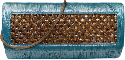 

Bhamini Party Blue Clutch