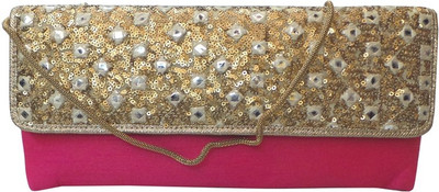 

Bhamini Party Pink Clutch
