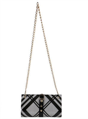 

Frosty Fashion Casual Black, Grey Clutch