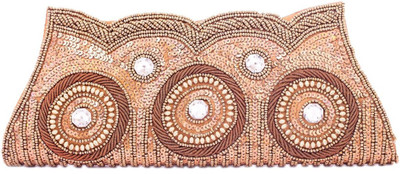 

Kleio Party Brown Clutch