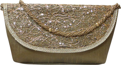 

Bhamini Party Gold Clutch