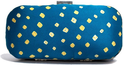 

Hepburnette Party Blue, Yellow Clutch