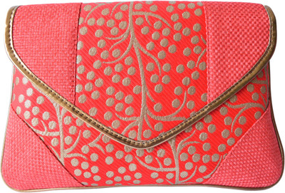 

Mahadev Exports Casual Red Clutch