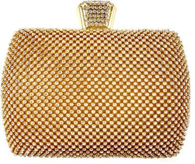 

Anmita Party Gold Clutch
