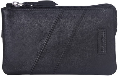 

Justanned Casual Black Clutch