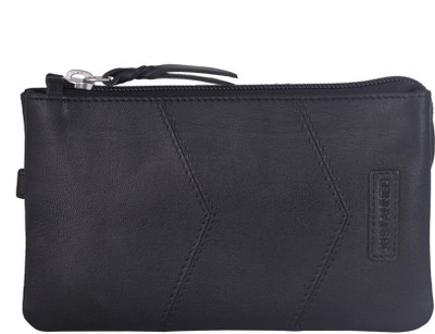 

Justanned Casual Black Clutch