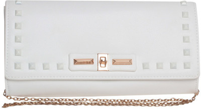 

Reedra Party White Clutch