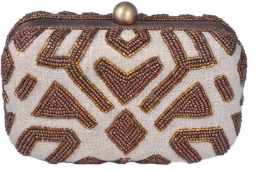 

Posh Party Beige Clutch