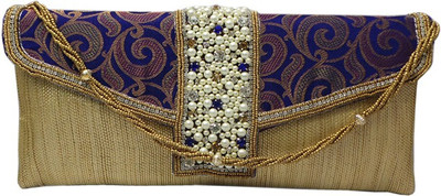 

Bhamini Party Blue Clutch
