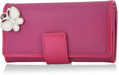 

Butterflies Casual Pink Clutch