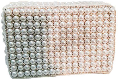 

The Indian Handicraft Store Party White Clutch