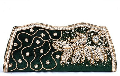 

Abqa Casual Green Clutch