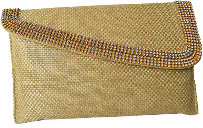 

Mahadev Exports Party Gold Clutch