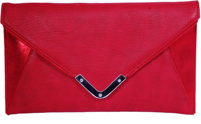 

Womaniya Casual Red Clutch