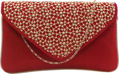 

Bhamini Party Red Clutch