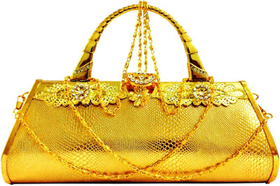 

SPLICE Casual Gold Clutch