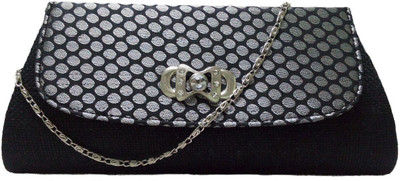 

Avisha Creations Party Black Clutch