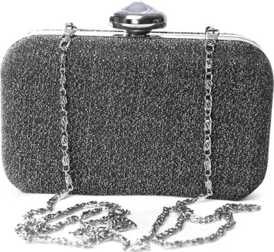 

Just Women Casual Silver, Grey Clutch, Grey;silver
