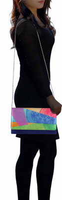 

The Ringmaster Casual Blue Clutch
