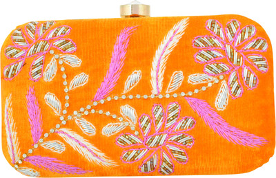 

Tooba Handicraft Party Multicolor Clutch