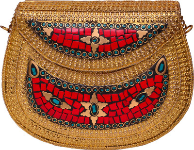 

Purpledip Party Multicolor Clutch