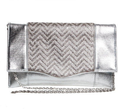 

Reedra Party Silver Clutch