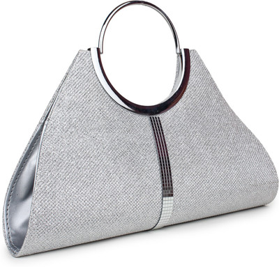 

Do Bhai Casual Silver Clutch