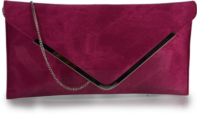 

Contrast Casual Pink Clutch