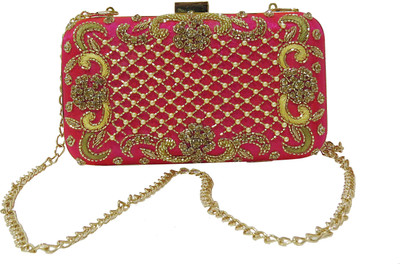 

Deepsum Party Pink Clutch
