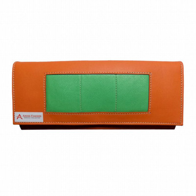 

Arose Fashion Casual Orange Clutch