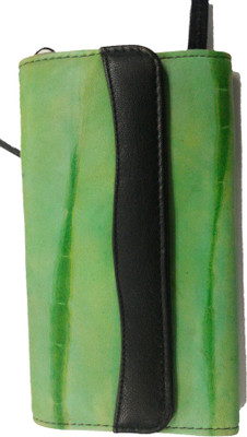 

Foggy Green Clutch