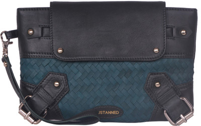 

Justanned Casual Green Clutch