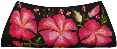 Soulful Threads Party Black Clutch