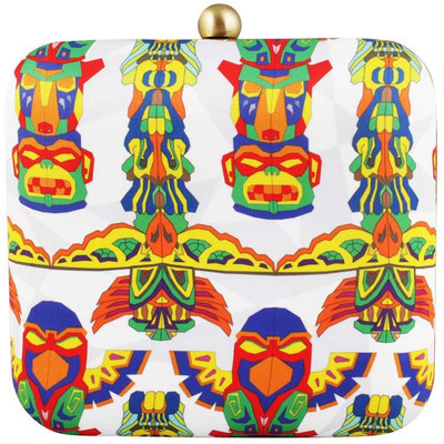 

The Purple Sack Casual Multicolor Clutch