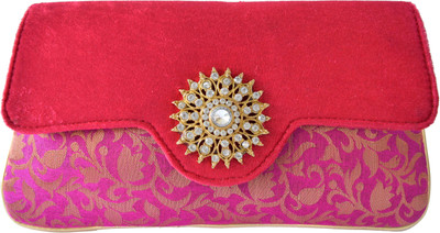 

Mahadev Exports Casual Pink Clutch