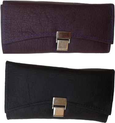 

Goldeno Casual Purple, Black Clutch, Black;purple