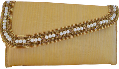 

Mahadev Exports Party Gold Clutch