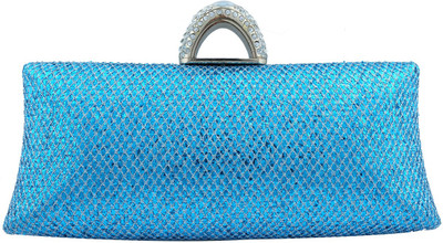 

Super Drool Party Blue Clutch