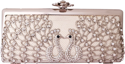 

Super Drool Formal Silver Clutch