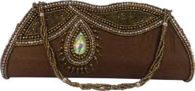 

Connectshop Party Brown Clutch