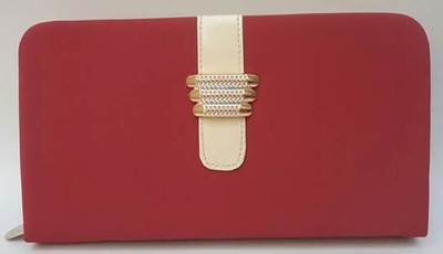 

Marutipunch Red Clutch