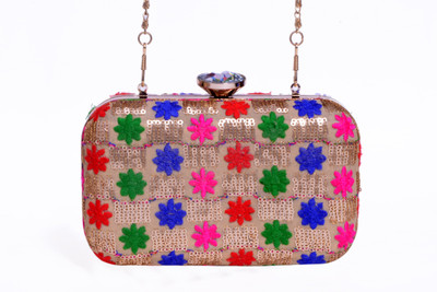 

Hyna design Casual, Party Multicolor Clutch