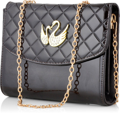 

Eyeslanguage Casual Black Clutch