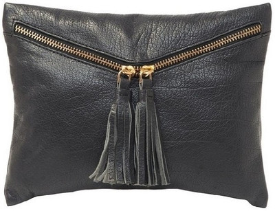 

Justanned Casual Black Clutch