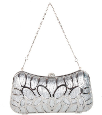 

Reedra Party Silver Clutch