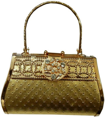 

Navaksha Party Gold Clutch