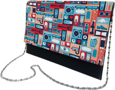 

The Backbencher Casual Multicolor Clutch