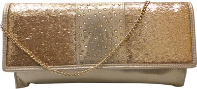 

Bhamini Party Gold Clutch