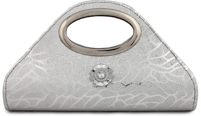 

D Austin King Casual Silver Clutch