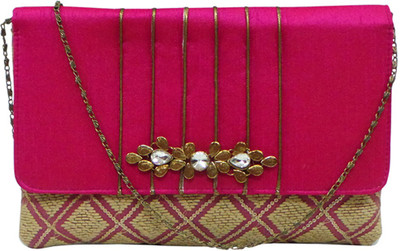 

Bhamini Party Pink Clutch